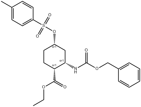 1212242-37-9 (1R*,2S*,4S*)-2-Benzyloxycarbonylamino-4-(toluene-4-sulfonyloxy)-cyclohexanecarboxylic acid ethyl ester