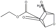 diexo-3-Amino-7-oxa-bicyclo[2.2.1]heptane-2-carboxylic acid ethyl ester 结构式