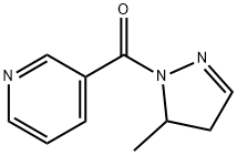 (5-甲基-4,5-二氢-1H-吡唑-1-基)(吡啶-3-基)甲酮, 121306-58-9, 结构式