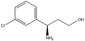 (3R)-3-氨基-3-(3-氯苯基)丙醇,1213949-37-1,结构式