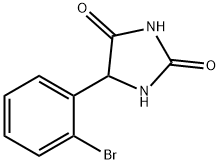 5-(2-BROMOPHENYL)IMIDAZOLIDINE-2,4-DIONE 化学構造式