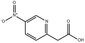 2-Pyridineacetic acid, 5-nitro- 化学構造式