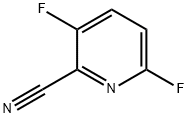 3,6-difluoropicolinonitrile 化学構造式