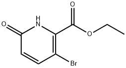 Ethyl 3-bromo-6-hydroxypyridine-2-carboxylate Structure