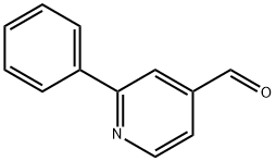 2-Phenylpyridine-4-carboxaldehyde Struktur