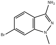 6-bromo-1-methyl-1H-indazol-3-amine Struktur