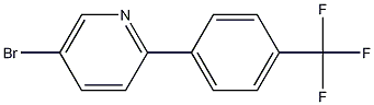 5-bromo-2-(4-(trifluoromethyl)phenyl)pyridine Struktur