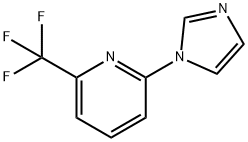 1-(6-Trifluoromethylpyridin-2-yl)-1H-imidzole Struktur