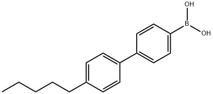 (4'-Pentyl[1,1'-biphenyl]-4-yl)-boronic acid Struktur