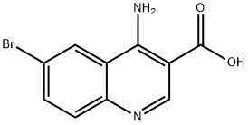 4-Amino-6-bromoquinoline-3-carboxylic acid Structure