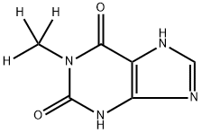1-Methyl Xanthine-d3, 1216430-61-3, 结构式