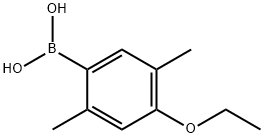 2,5-ジメチル-4-エトキシフェニルボロン酸 化学構造式