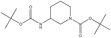 3-[[(tert-Butoxy)carbonyl]amino]-1-piperidinecarboxylic acid tert-butyl ester