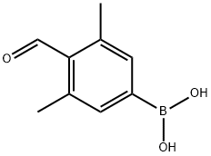 4-FORMYL-3,5-DIMETHYLPHENYLBORONIC ACID 结构式