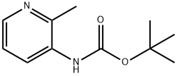tert-butyl 2-methylpyridin-3-ylcarbamate Structure