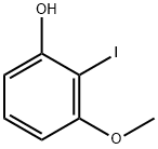 2-iodo-3-methoxyphenol 化学構造式