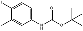 tert-Butyl 4-iodo-3-methylphenylcarbamate Struktur