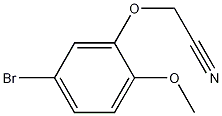 2-(5-Bromo-2-methoxyphenoxy)acetonitrile Struktur