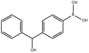 4-羟基(苯基)甲基苯基硼酸 结构式