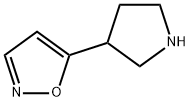 5-(pyrrolidin-3-yl)isoxazole hydrochloride Struktur