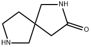 2,7-ジアザスピロ[4.4]ノナン-3-オン塩酸塩 化学構造式