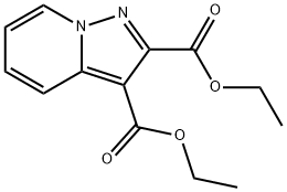 Pyrazolo[1,5-a]pyridine-2,3-dicarboxylic acid diethyl ester Structure