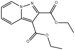 Pyrazolo[1,5-a]pyridine-2,3-dicarboxylic acid diethyl ester Struktur