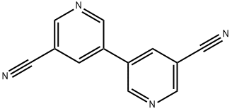 3,3'-Bipyridine-5,5'-dicarbonitrile Struktur