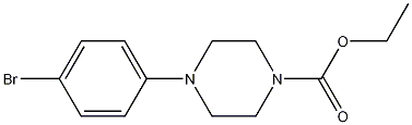 4-(4-ETHOXYCARBONYL)PIPERAZINO-1-BROMOBENZENE, 1226808-66-7, 结构式