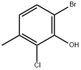 6-BROMO-2-CHLORO-3-METHYLPHENOL,1226808-67-8,结构式