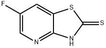 6-FLUOROTHIAZOLO[4,5-B]PYRIDINE-2-THIOL 结构式