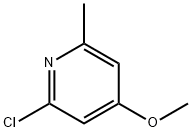 2-chloro-4-methoxy-6-methylpyridine Struktur
