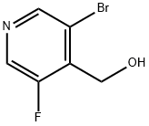 (3-溴-5-氟吡啶-4-基)甲醇, 1227586-02-8, 结构式