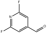 2,6-Difluoropyridine-4-carboxaldehyde Structure