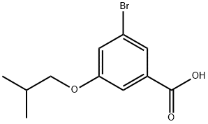 3-Bromo-5-isobutoxybenzoic acid Struktur