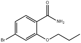 4-Bromo-2-propoxybenzamide, 1228957-02-5, 结构式