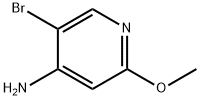 4-アミノ-5-ブロモ-2-メトキシピリジン 化学構造式
