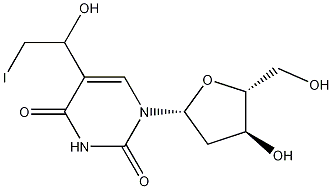 123881-88-9 5-(1-Hydroxy-2-iodoethyl)-2'-deoxyuridine