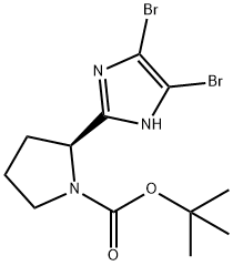 1240893-76-8 (S)-2-(4, 5-溴-1H-咪唑-2-基)吡咯烷-1-羧酸叔丁酯