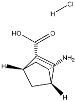 (1R,2S,3R,4S)-3-氨基双环[2.2.1]庚-5-烯-2-羧酸盐酸盐 结构式