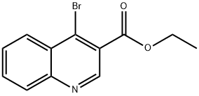 4-溴喹啉-3-羧酸乙酯 结构式