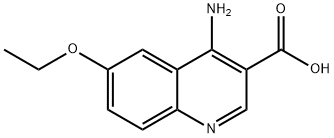 4-Amino-6-ethoxyquinoline-3-carboxylic acid 结构式