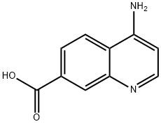 4-Aminoquinoline-7-carboxylic acid Struktur