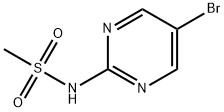 N-(5-Bromopyrimidin-2-yl)methanesulfonamide, 1242336-55-5, 结构式