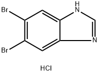 5,6-Dibromobenzoimidazole, HCl,1242336-63-5,结构式