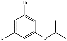 1-Bromo-3-chloro-5-isopropoxybenzene Struktur