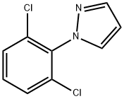 1-(2,6-Dichlorophenyl)-1H-pyrazole 结构式