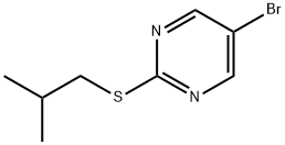 5-Bromo-2-(isobutylthio)pyrimidine 结构式