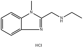 Ethyl-(1-methyl-1H-benzoimidazol-2-ylmethyl)-amine Struktur