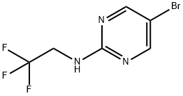 5-Bromo-2-(2,2,2-trifluoroethyl)aminopyrimidine Struktur